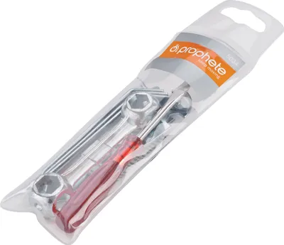 Produktbild von Prophete 5034 Werkzeug-Set Flachschlüssel, Reifenheber, Schraubendreher
