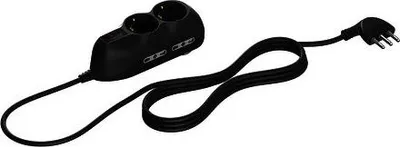Produktbild von bticino 3695GB, 1,5 m, Drinnen, Schwarz, 4 AC-Ausgänge, 16 A, Schwarz