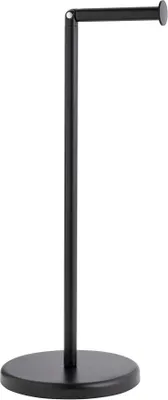 Produktbild von Toilettenpapierhalter FILANO, freistehend, aus Metall, 55,5xØ20,5cm, schwarz