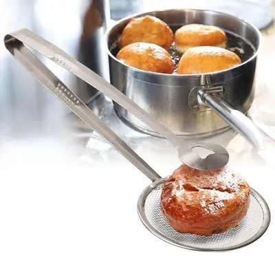 Produktbild von Brunbeste Kochzange mit Sieb zum Frittieren