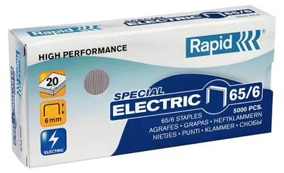 Obrázek produktu pro Rapid 24869000, Balík svorek, 65/6, 6 mm, 5000 svorek, 65/6, Galvanizovaný kov