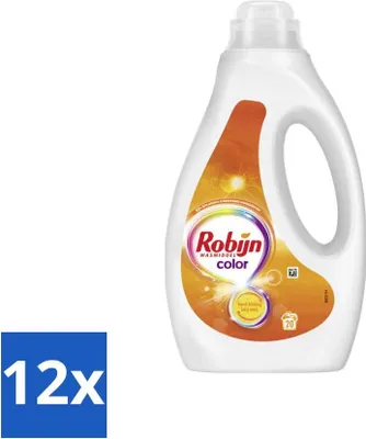 Produktbild von Robijn - Color - Flüssigwaschmittel - 20 Waschgänge - Vorteilspack - 12 Stücke