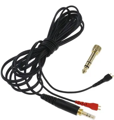 Productafbeelding van Verlengkabel voor hoofdtelefoon, 2,5 meter, zwart, geschikt voor Sennheiser