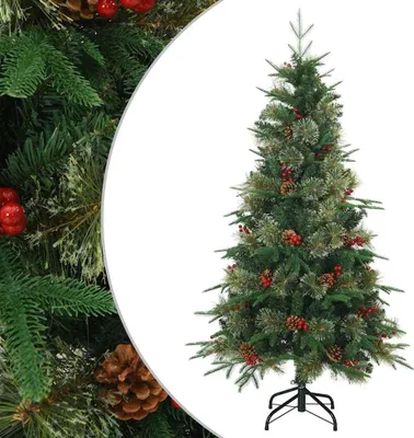 Obrázok produktu pre vidaXL Umelý skladací vianočný stromček so stojanom Zelený 150 cm
