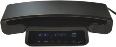 Obrázek produktu pro Alcatel ePure#3 Premium, DECT telefon, Bezdrátové sluchátko, Hlasitý odposlech, 100 pol., Identifikace volajícího, Černá