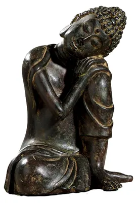 Produktbild von Schlafende Buddha-Figur, Höhe 13 cm