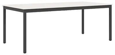 Produktbild von vidaXL Esstisch Weiß 200 x 100 x 75 cm Massives Kiefernholz