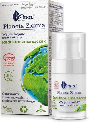 Zdjęcie produktu dla Ava Laboratorium Planeta Ziemia Wygładzający krem pod oczy, 15 ml