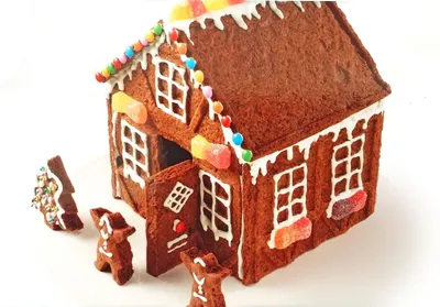 Produktbild von Lebkuchenhaus Backform Weihnachten Hexenhaus Knusperhaus Lebkuchen Form Silikon