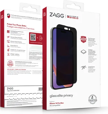 Obrázek produktu pro Invisibleshield Glass Privacy Edge Skärmskydd iPhone 14 Pro Max