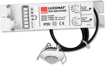 Produktbild von BEG Luxomat Einbau Präsenzmelder 92912 PD9-M-SDB-DE 360' weiss