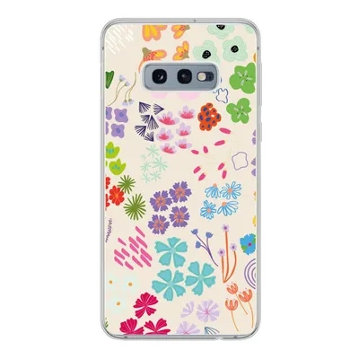 Produktbild von MuchoWow® Handyhülle Schutzhülle Hülle für Samsung Galaxy S10e Blume - Muster - Anemone Silikon Softcase Handy Hülle - Handy