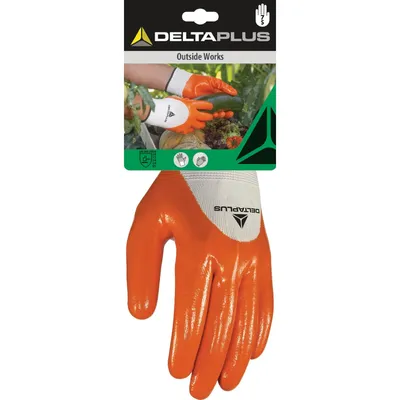 Obrázok produktu pre DPVE715  pracovné rukavice - Biela-Oranžová, 9