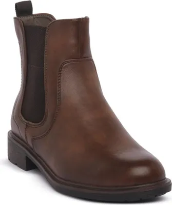 Produktbild von Jana Damen Winter Chelsea-Boots Stiefel Braun Größe 38