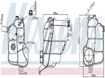 Image de NISSENS vase d'expansion du liquide de refroidissement 996176