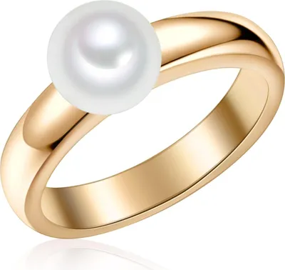 Produktbild von Valero Pearls Ring Sterling Silber Süßwasser-Zuchtperle 50100066 52