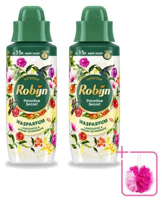 Zdjęcie produktu dla 2 opakowania zapachowego płynu do prania Robijn Intense Wasparfum Paradise Secret - 342 ml - zestaw 2 sztuk