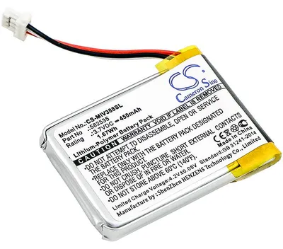 Produktbild von TECHTEK Akku Kompatibel mit [HP] F210, F300, F310, F500G, F520, F520G, für [Abee] M3, V31, V35, V51, für [Mio] MIVUE 308, MIVUE 328, MIVUE 358, Miv
