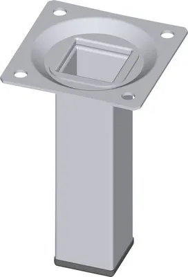 Obrázek produktu pro Nábytková noha hranatá 25x25x100 mm chrom