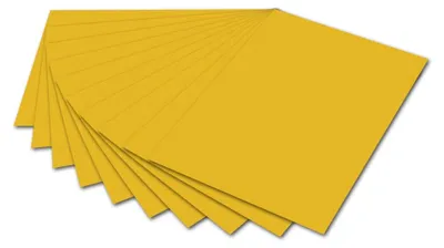 Immagine prodotto di folia Tonpapier, DIN A4, 130 g/qm, dunkelgelb