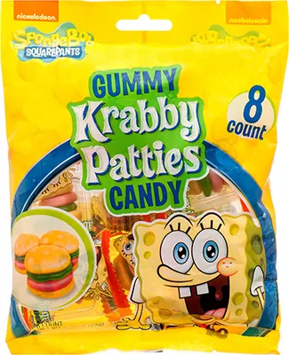 Produktbild von Spongebob Squarepants Gummy Krabby Patties (12 x 72g)