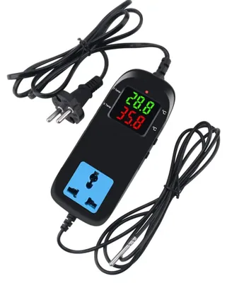 Thermostat -40–120 °C, LED-Display, AC 90–250 V, Temperaturregler