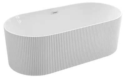 Productafbeelding van TURIA, vrijstaande badkuip, 170x80 cm, wit