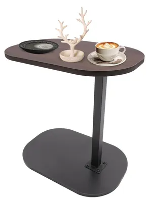 Produktbild von Verstellbarer, mobiler Schreibtisch mit Rollen und Holzplatte