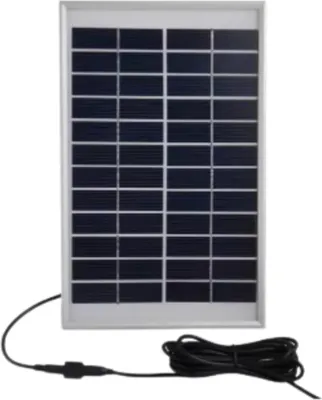 Obrázok produktu pre Solárny panel pre fontánové čerpadlo - Solárna energia - Pre jazierka a záhradu - 5W - 4 nástavce - Max. 60cm výtlačná hlava, 250 l/h