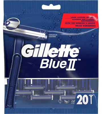 Produktbild von Gillette Blue II Einwegrasierer 20 St.