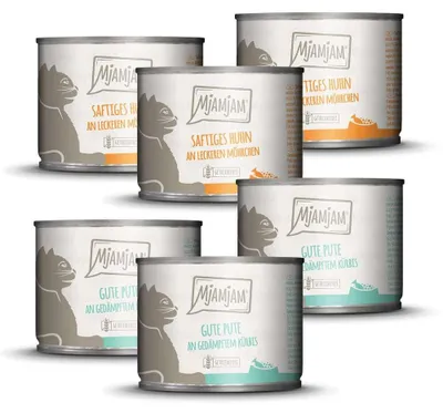 Productafbeelding van Monopak 1 met kip en kalkoen, 3 stuks van 2 stuks, verpakking van 6 stuks à 200 gram, met een hoog vleesgehalte