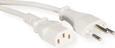Obrázek produktu pro Síťový kabel VALUE T12 na C13, bílý, 1,8 m