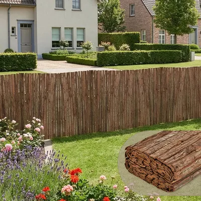 Obrázek produktu pro Kůrová rohož „Zamora“ Ochrana před zraky ostatních Kůra stromů 100 x 300 cm