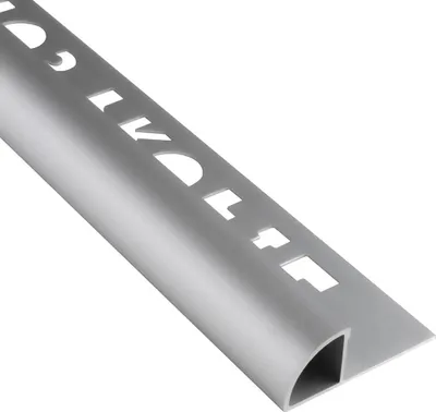 Produktbild von Alu Viertelkreis Profil Fliesenschiene silber matt L270cm 10mm