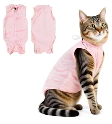 Productafbeelding van Postoperatieve kattenbody voor herstel, maat L