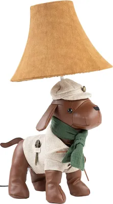 Produktbild von Happy Lamps - Für Kinder KinderTischleuchte I Tischlampe I Lampe I Leuchte Jagdhund braun - Spike - Kunststoff Andere - I (nicht austauschbare) LED