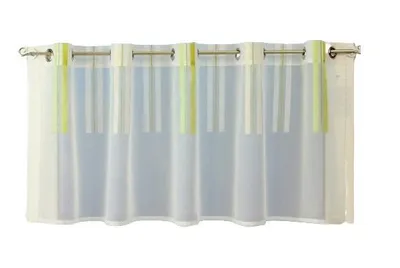 Produktbild von Design Scheibengardine Bistrogardine grün HxB 50x150cm