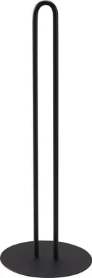 Produktbild von Toilettenpapierhalter stehend, Toilettenpapierständer schwarz für Badezimmer und Gäste WC, Klopapierhalter mit Platz für 4 Rollen Klopapier, Maße Höhe 42 cm x 15cm