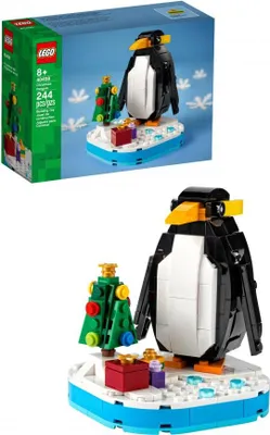 Produktbild von LEGO Iconic Weihnachtspinguin, Bausatz, 8 Jahr(e), Kunststoff, 244 Stück(e), 260 g