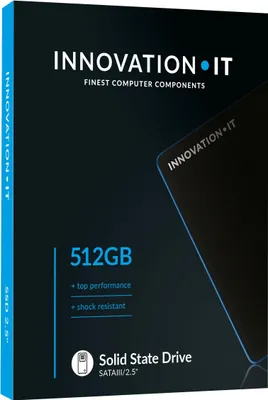 Productafbeelding van 2,5" 512GB InnovationIT SuperiorQ (QLC) - retailverpakking