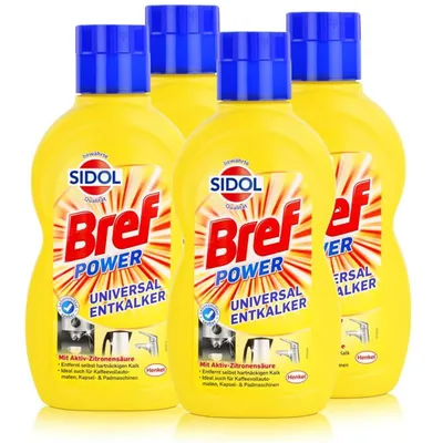 Produktbild von Sidol Universal-Entkalker 500 ml - Mit Aktiv-Zitronensäure (4er Pack)