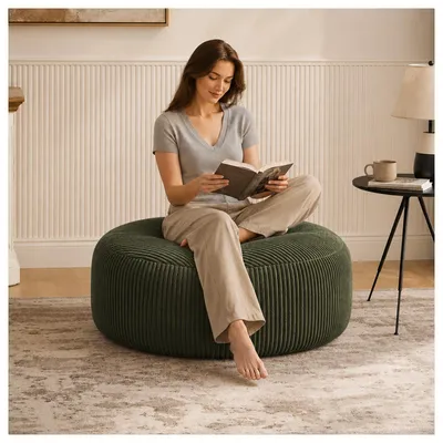 Produktbild von 4FT Sitzsack Sofa mit weichem Bezug für Erwachsene