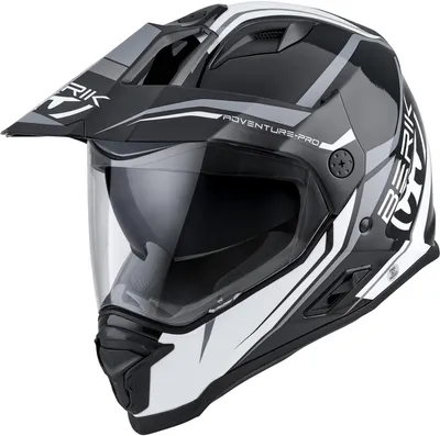 Immagine prodotto di Casco da enduro Berik MX313 Volstom Adventure Pro, nero/grigio/bianco, taglia L