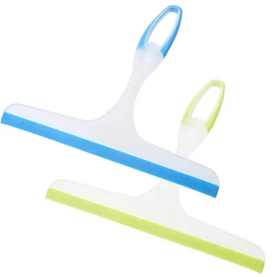 Produktbild von 2 Stück Duschabzieher mit Wandhalterung für Badezimmer und Küche