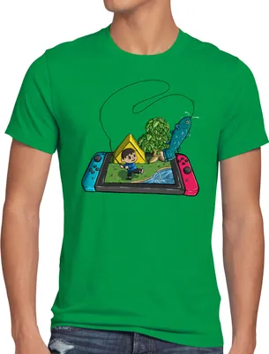 Produktbild von style3 Crossing Fish Herren T-Shirt animal videospiel horizons