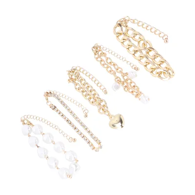 Obrázek produktu pro Elegantní náramek Set,Módní náramek,Vynikající náramek,Slitina Hip Hop náramek,Jednoduché slitiny náramky,Náramek Set