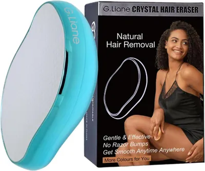 Image de Gomme à cheveux en cristal - verre indolore épilation - peeling de la peau & épilateur