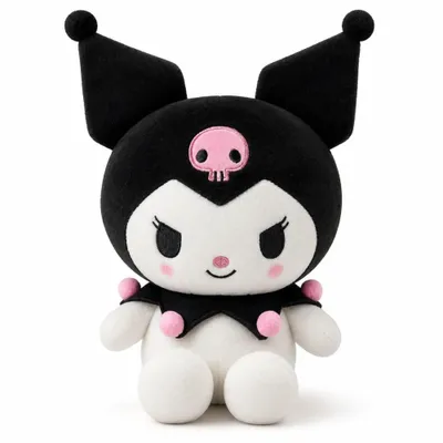 Produktbild von Wiztex Sanrio Kuscheltier Rosa Schädel Kawaii-Plüschtier Puppe Kuromi Stofftier Geschenk