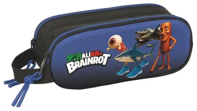 Image de Étui à crayons 3D "Brainrot" pour 2 personnes
