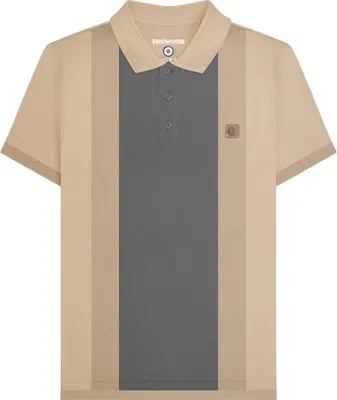 Image de Lambretta - Polo pour homme, Vintage LB355 (XXL) (couleur pierre)